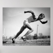 Männlicher Runner Poster (Vorne)