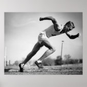 Männlicher Runner Poster (Vorne)