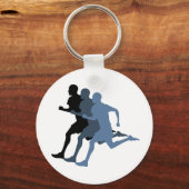 Männlicher Runner Schlüsselanhänger (Vorderseite)