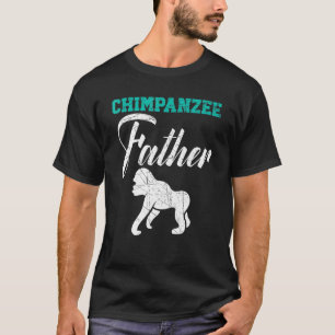Männlicher Schimpanse Vater Affe Wildtier Tier Zo T-Shirt
