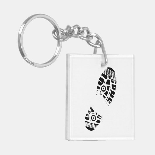 Männlicher Schuh Schlüsselanhänger (Vorderseite links)