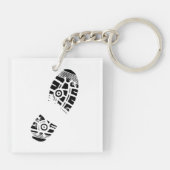 Männlicher Schuh Schlüsselanhänger (Rückseite)