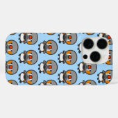 männlicher Sunda-Zebrafink Case-Mate iPhone Hülle (Rückseite (Horizontal))