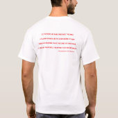 Männlicher T - Shirt (Rückseite)