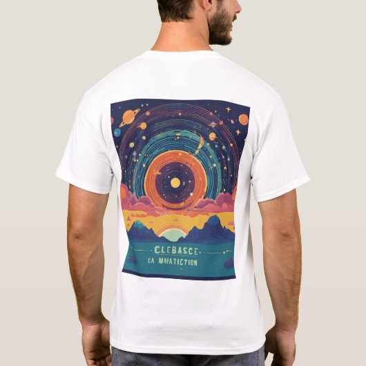 Männlicher T - Shirt (Rückseite)