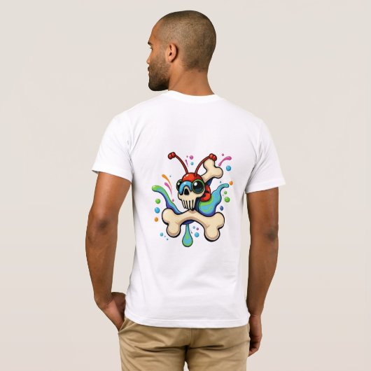 Männlicher T - Shirt (Schwarz voll)