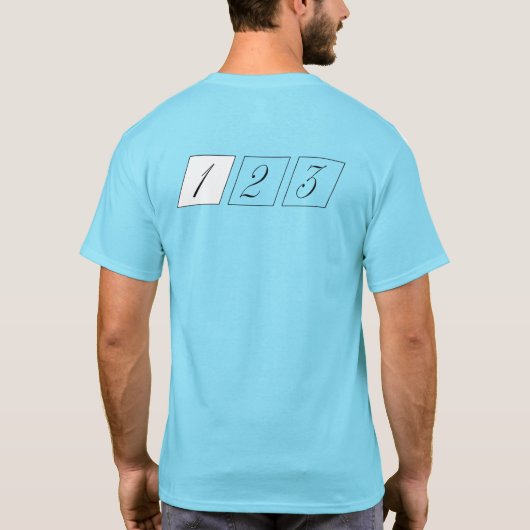 Männlicher T - Shirt (Rückseite)