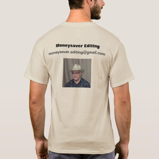 Männlicher T - Shirt (Rückseite)