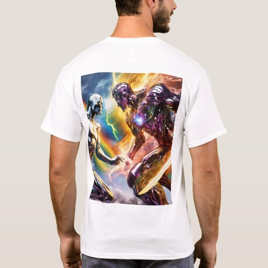 Männlicher T - Shirt (Rückseite)