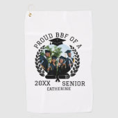 Männlicher T - Shirt Golfhandtuch (Vorderseite)