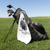 Männlicher T - Shirt Golfhandtuch (Gras)