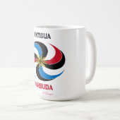 Männlicher T - Shirt Kaffeetasse (VorderseiteRechts)