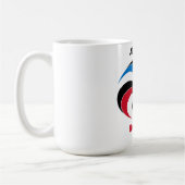 Männlicher T - Shirt Kaffeetasse (Links)