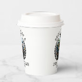 Männlicher T - Shirt Pappbecher (Links)