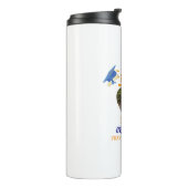 Männlicher T - Shirt Thermosbecher (Nach links gedreht)