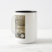 Männlicher T - Shirt Zweifarbige Tasse (Vorderseite Links)