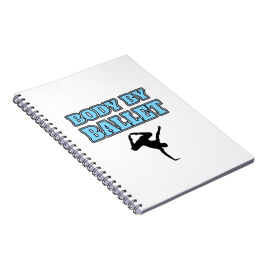 Männlicher Tänzer-Körper durch Ballettquadrat Notizblock (Rechte Seite)