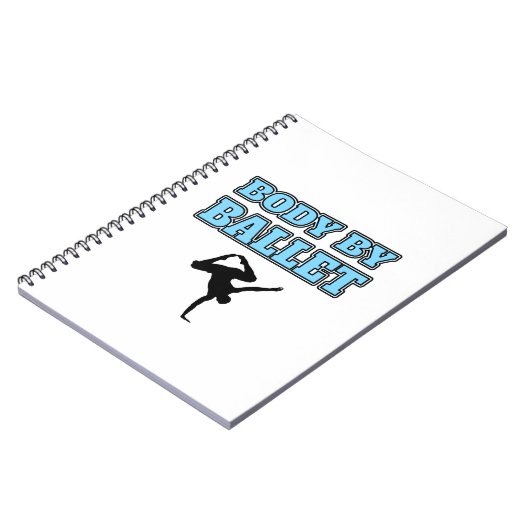 Männlicher Tänzer-Körper durch Ballettquadrat Notizblock (Linke Seite)