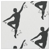 Männlicher Tänzer mit Sternen Stoff (Nahaufnahme)