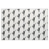 Männlicher Tänzer mit Sternen Stoff (Fat Quarter (45,7 x 55,9 cm))