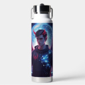 Männlicher Teufelsengel Trinkflasche (Vorderseite)