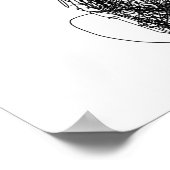 Männlicher Torso Poster (Ecke)