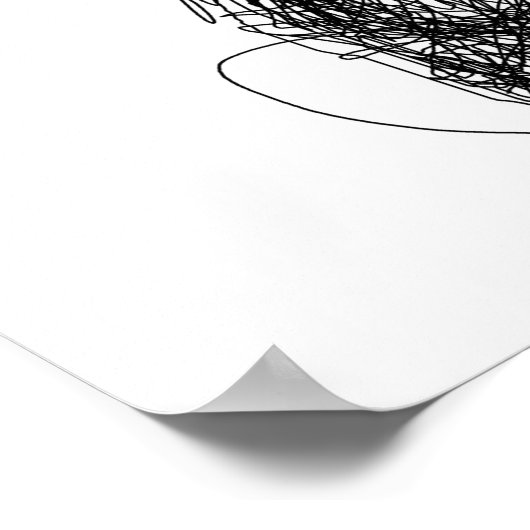 Männlicher Torso Poster (Ecke)