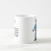 Männlicher Trainer Kaffeetasse (Mittel)