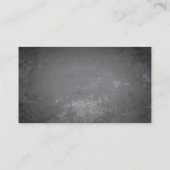 Männlicher Trainingshund Visitenkarte (Rückseite)