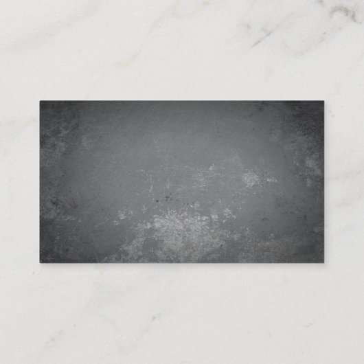 Männlicher Trainingshund Visitenkarte (Rückseite)