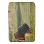 Männlicher Truthahn Jake Dusche Badewanne Matte (Vorderseite Vertikal)