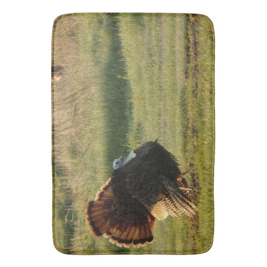 Männlicher Truthahn Jake Dusche Badewanne Matte (Vorderseite Vertikal)