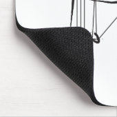 Männlicher Verbundbogenschütze Mousepad (Ecke)