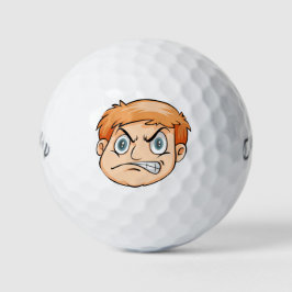Männlicher Wahnsinn Golfball