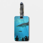 Männlicher Walhai Gepäckanhänger (Rückseite vertikal)