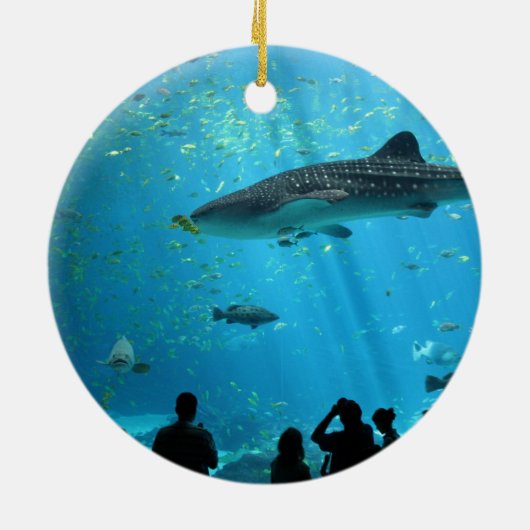 Männlicher Walhai Keramik Ornament (Hinten)