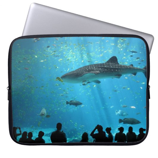 Männlicher Walhai Laptopschutzhülle (Vorderseite)