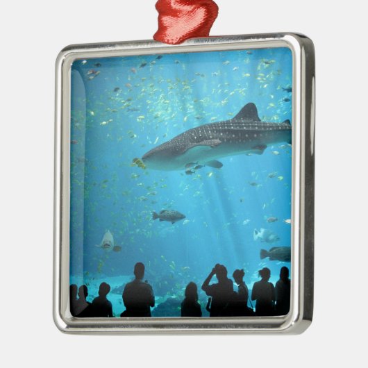 Männlicher Walhai Silbernes Ornament (Links)