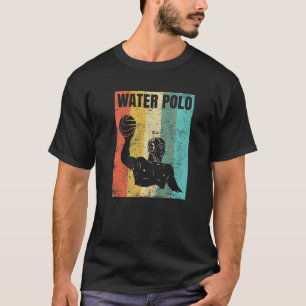 Männlicher Wasserballspieler Herren Vintage Ball T T-Shirt