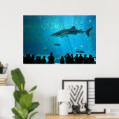 Männlicher Whale Hai im Georgia Aquarium Poster (Heimbüro)