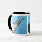 Männlicher Whiteface Cockatiel Tasse (Vorderseite Links)