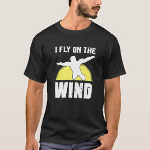 Männlicher Wind Tunnel Indoor Skydiving Bodyfly fü T-Shirt