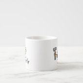 Männlicher Zimmermann Espressotasse (Vorderseite)