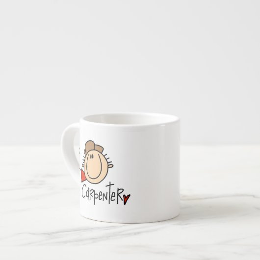 Männlicher Zimmermann Espressotasse (Vorderseite Links)