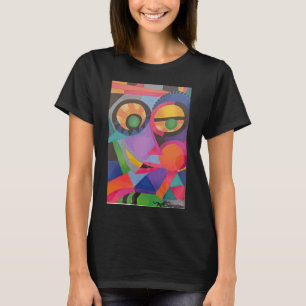 Männliches Abstraktes Gesicht T-Shirt