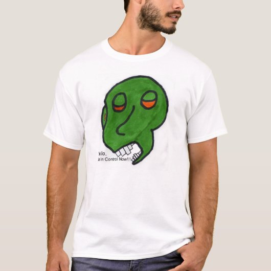 Männliches alien T-Shirt (Vorderseite)
