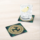 Männliches Antahkarana - Yang Antahkarana Rechteckiger Pappuntersetzer (Vor Ort)