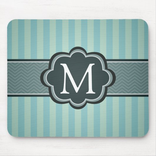 Männliches aquamarines blaue mousepad (Vorne)