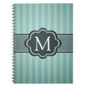 Männliches aquamarines blaue notizblock (Vorderseite)