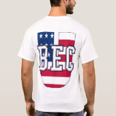 Männliches athletisches Shirt (Rückseite)